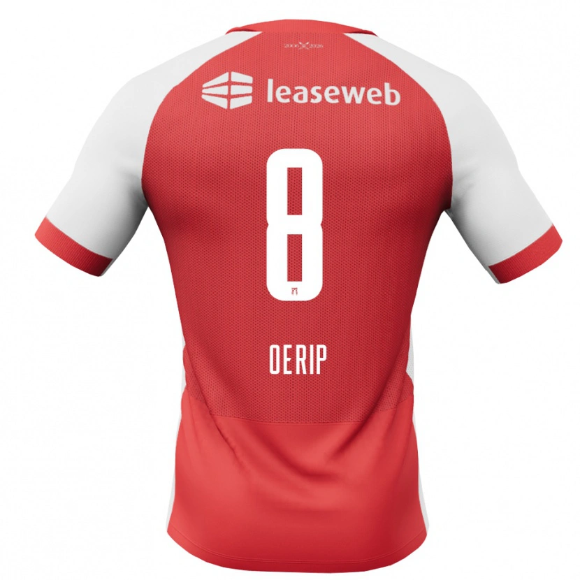 Danxen Pánské Julian Oerip #8 Červená Bílá Černá Domů Hráčské Dresy 2026/27 Dres