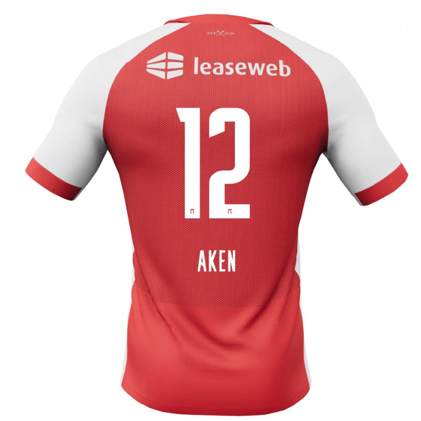 Danxen Pánské Latrell Aken #12 Červená Bílá Černá Domů Hráčské Dresy 2026/27 Dres