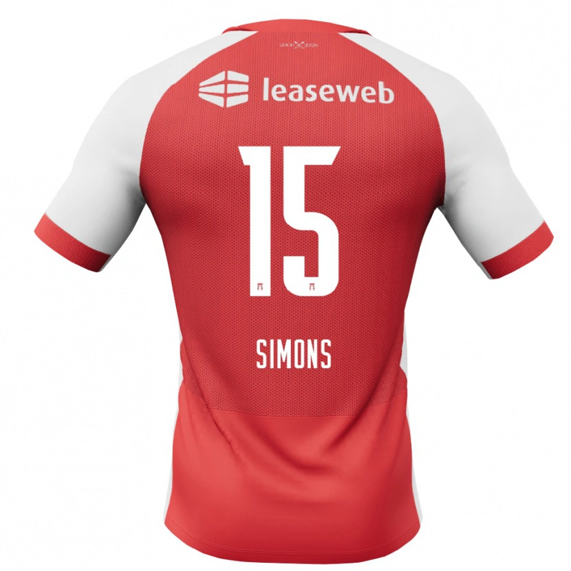 Danxen Pánské Saviola Simons #15 Červená Bílá Černá Domů Hráčské Dresy 2026/27 Dres