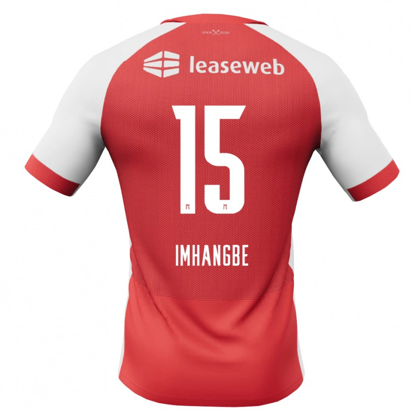 Danxen Pánské Amani Imhangbe #15 Červená Bílá Černá Domů Hráčské Dresy 2026/27 Dres