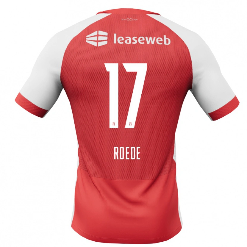 Danxen Pánské Melle Roede #17 Červená Bílá Černá Domů Hráčské Dresy 2026/27 Dres