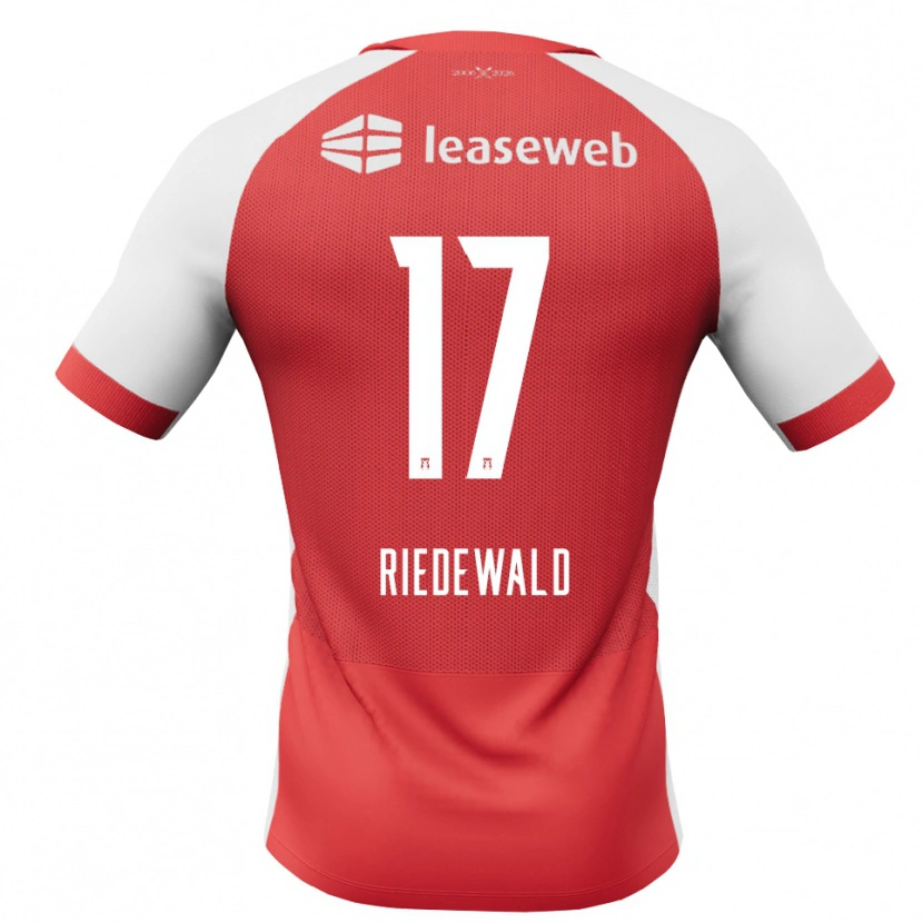 Danxen Pánské Kenzo Riedewald #17 Červená Bílá Černá Domů Hráčské Dresy 2026/27 Dres