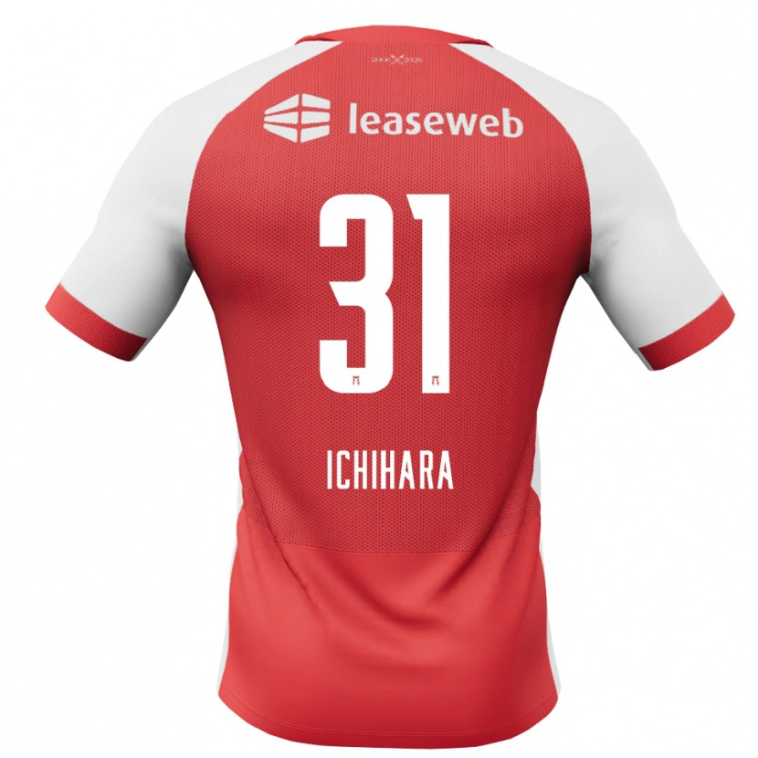 Danxen Pánské Rion Ichihara #31 Červená Bílá Černá Domů Hráčské Dresy 2026/27 Dres