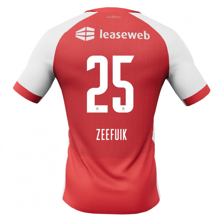 Danxen Pánské Lequincio Zeefuik #25 Červená Bílá Černá Domů Hráčské Dresy 2026/27 Dres