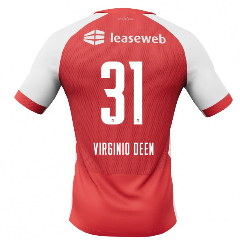 Danxen Pánské Daniël Virginio Deen #31 Červená Bílá Černá Domů Hráčské Dresy 2026/27 Dres