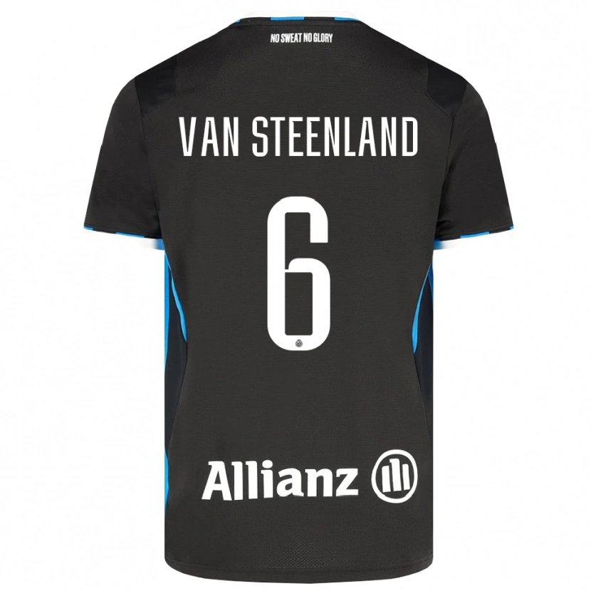 Danxen Pánské Gilles Van Steenland #6 Černá Červená Modrá Domů Hráčské Dresy 2026/27 Dres