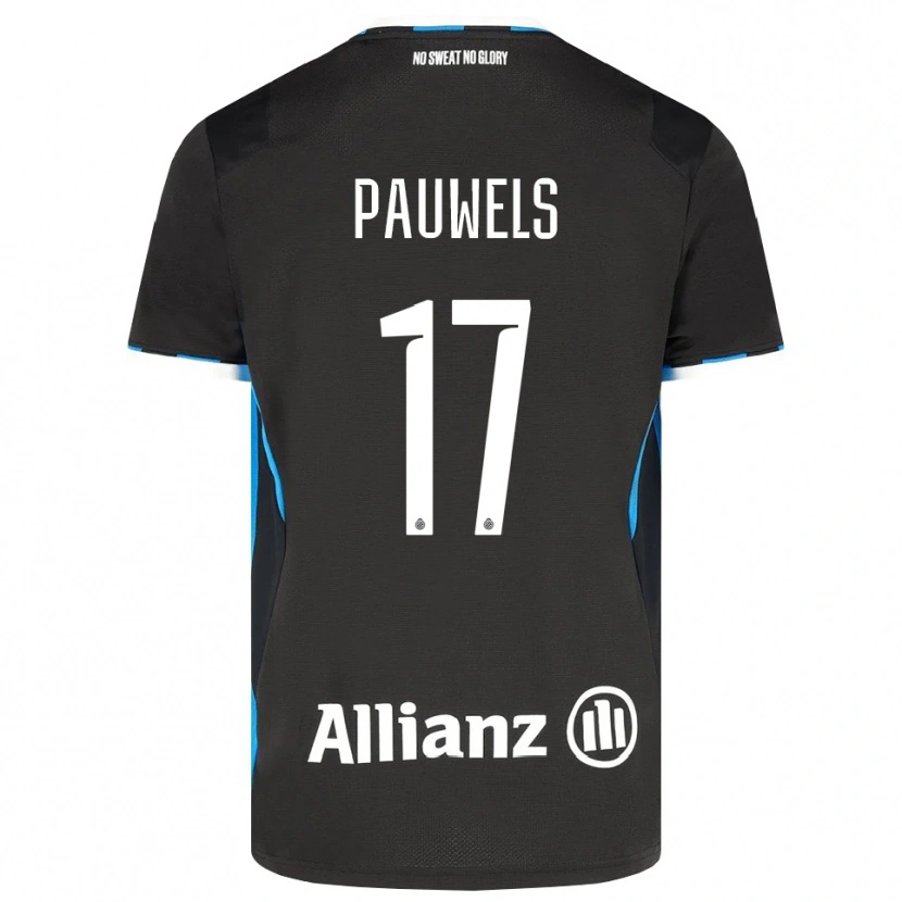 Danxen Pánské Fleur Pauwels #17 Černá Červená Modrá Domů Hráčské Dresy 2026/27 Dres