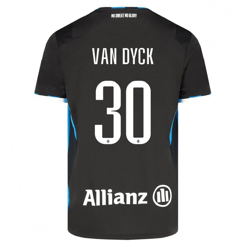 Danxen Pánské Nell Van Dyck #30 Černá Červená Modrá Domů Hráčské Dresy 2026/27 Dres