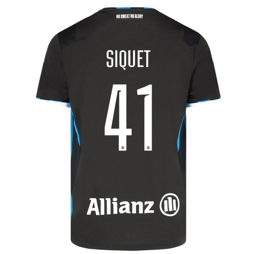 Danxen Pánské Hugo Siquet #41 Černá Červená Modrá Domů Hráčské Dresy 2026/27 Dres