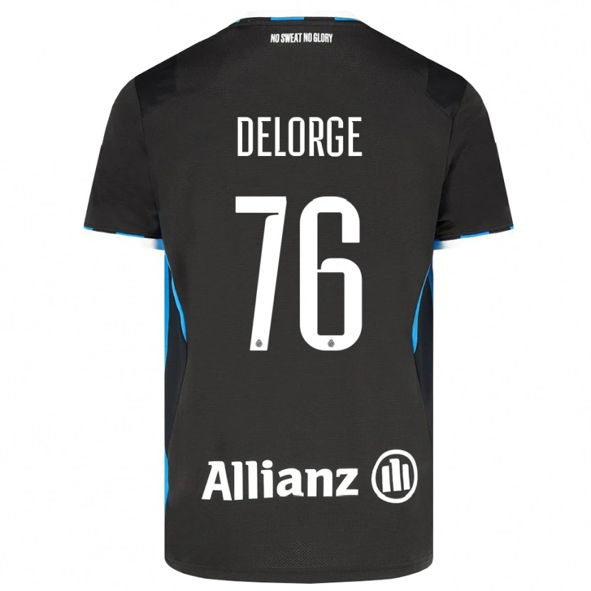 Danxen Pánské Lucas Delorge #76 Černá Červená Modrá Domů Hráčské Dresy 2026/27 Dres