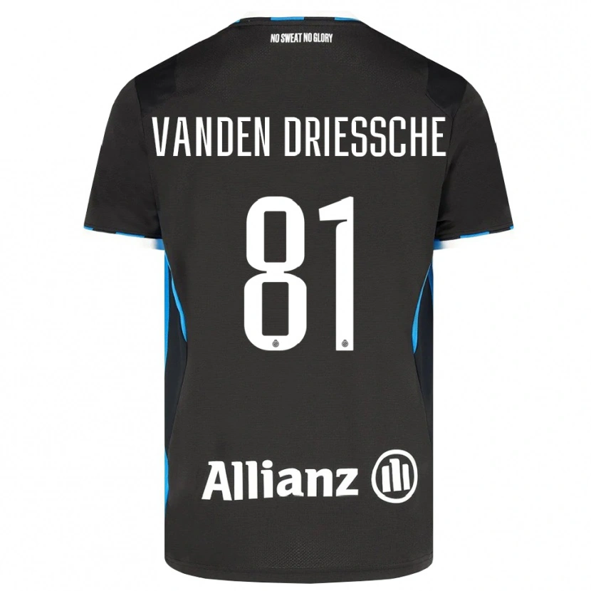 Danxen Pánské Argus Vanden Driessche #81 Černá Červená Modrá Domů Hráčské Dresy 2026/27 Dres
