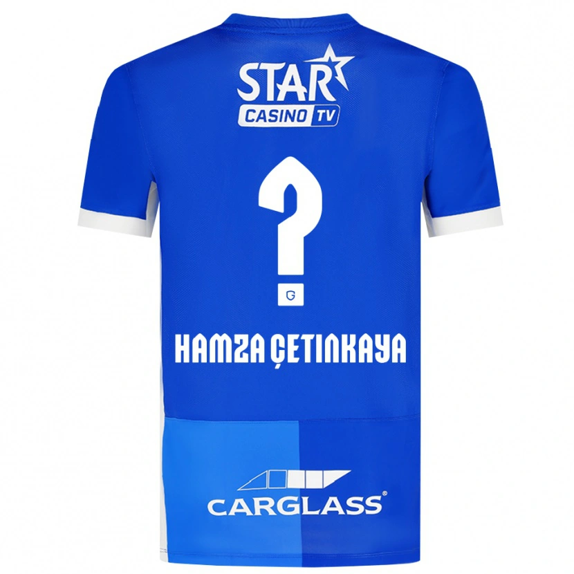 Danxen Pánské Ayaz Hamza Çetinkaya #0 Středně Modrá Královská Modř Bílá Domů Hráčské Dresy 2026/27 Dres