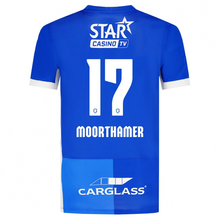 Danxen Pánské Tinus Moorthamer #17 Středně Modrá Královská Modř Bílá Domů Hráčské Dresy 2026/27 Dres