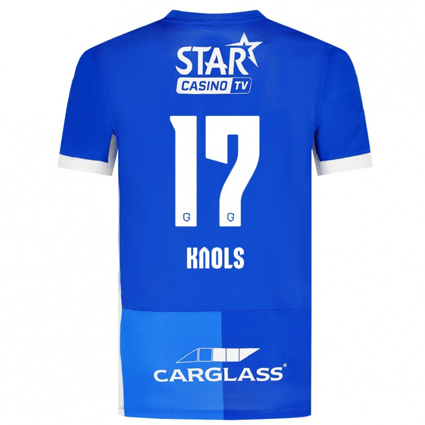 Danxen Pánské Myrthe Knols #17 Středně Modrá Královská Modř Bílá Domů Hráčské Dresy 2026/27 Dres