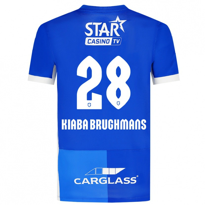 Danxen Pánské Lucca Brughmans #28 Středně Modrá Královská Modř Bílá Domů Hráčské Dresy 2026/27 Dres