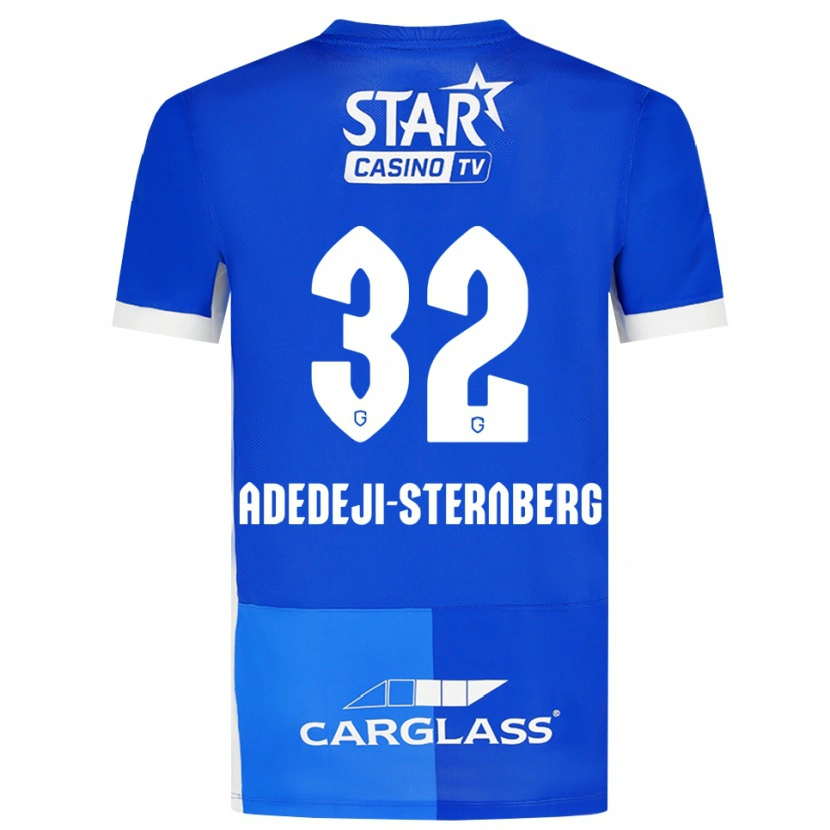 Danxen Pánské Noah Adedeji-Sternberg #32 Středně Modrá Královská Modř Bílá Domů Hráčské Dresy 2026/27 Dres