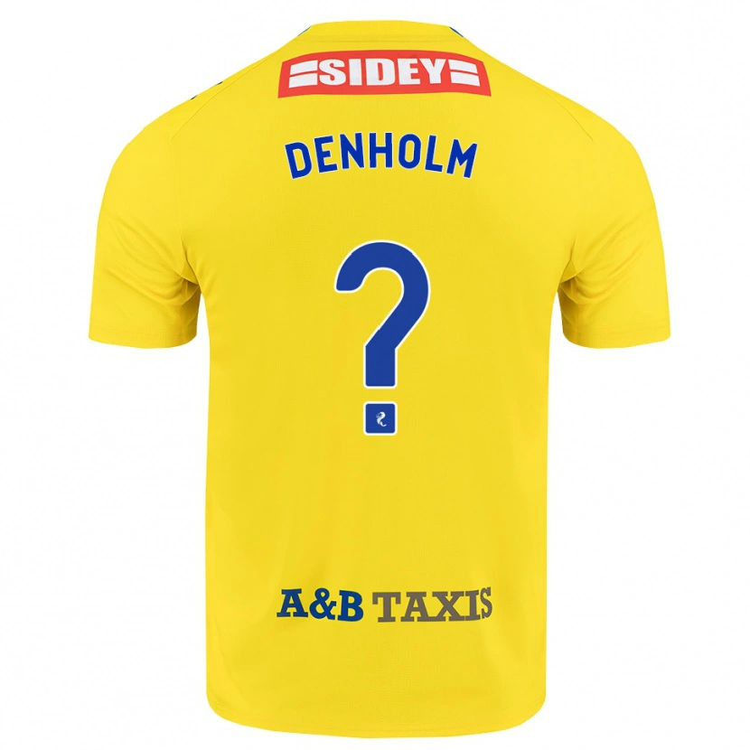 Danxen Pánské Ben Denholm #0 Žlutá Modrá Černá Daleko Hráčské Dresy 2026/27 Dres