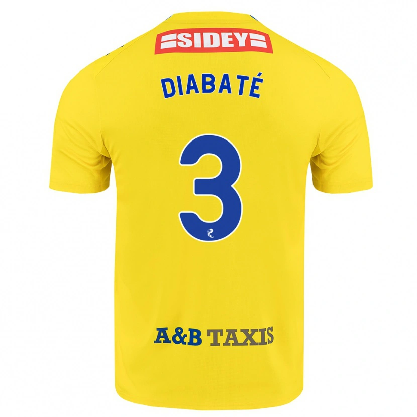 Danxen Pánské Cheick Diabaté #3 Žlutá Modrá Černá Daleko Hráčské Dresy 2026/27 Dres