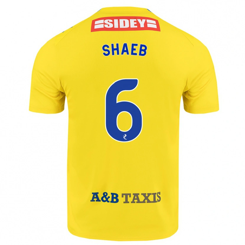 Danxen Pánské Adam Shaeb #6 Žlutá Modrá Černá Daleko Hráčské Dresy 2026/27 Dres