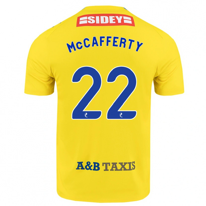 Danxen Pánské Eirinn Mccafferty #22 Žlutá Modrá Černá Daleko Hráčské Dresy 2026/27 Dres