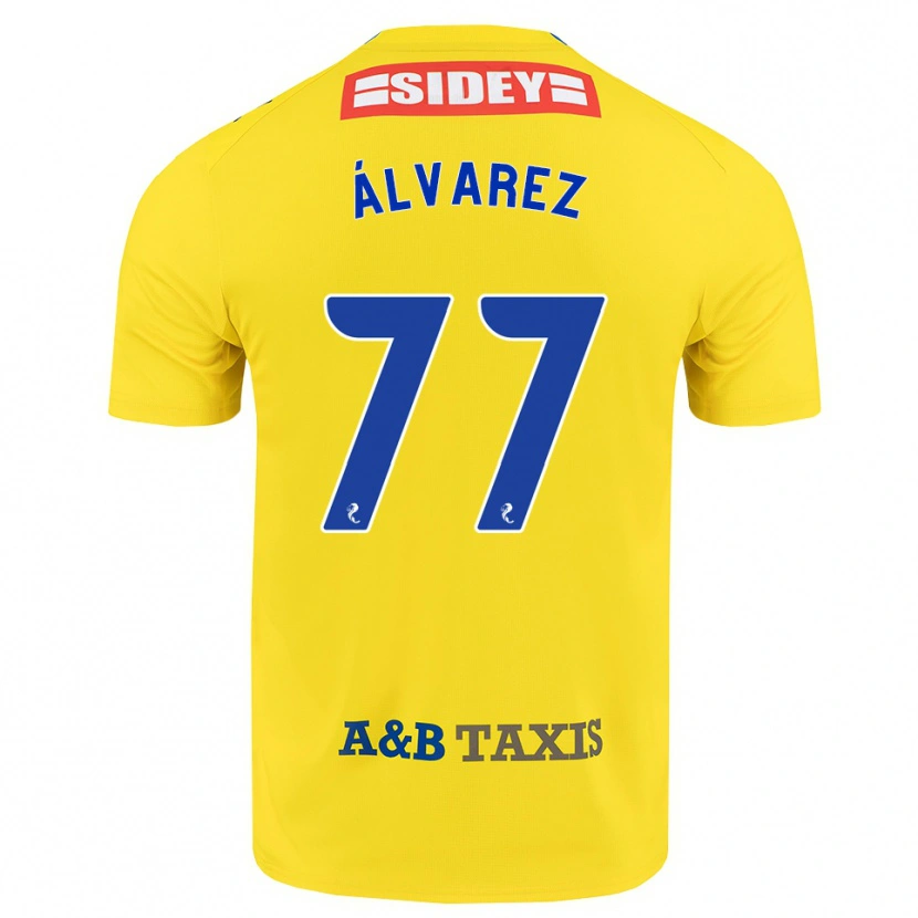 Danxen Pánské Unax Álvarez #77 Žlutá Modrá Černá Daleko Hráčské Dresy 2026/27 Dres