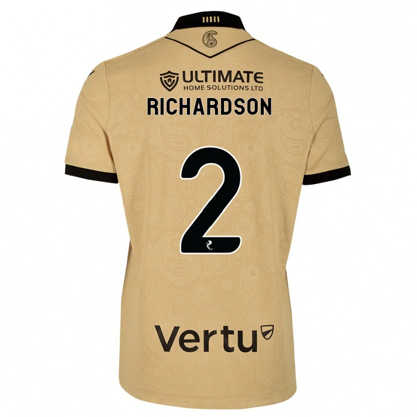 Danxen Pánské Jayden Richardson #2 Dřevnatá Černá Daleko Hráčské Dresy 2026/27 Dres