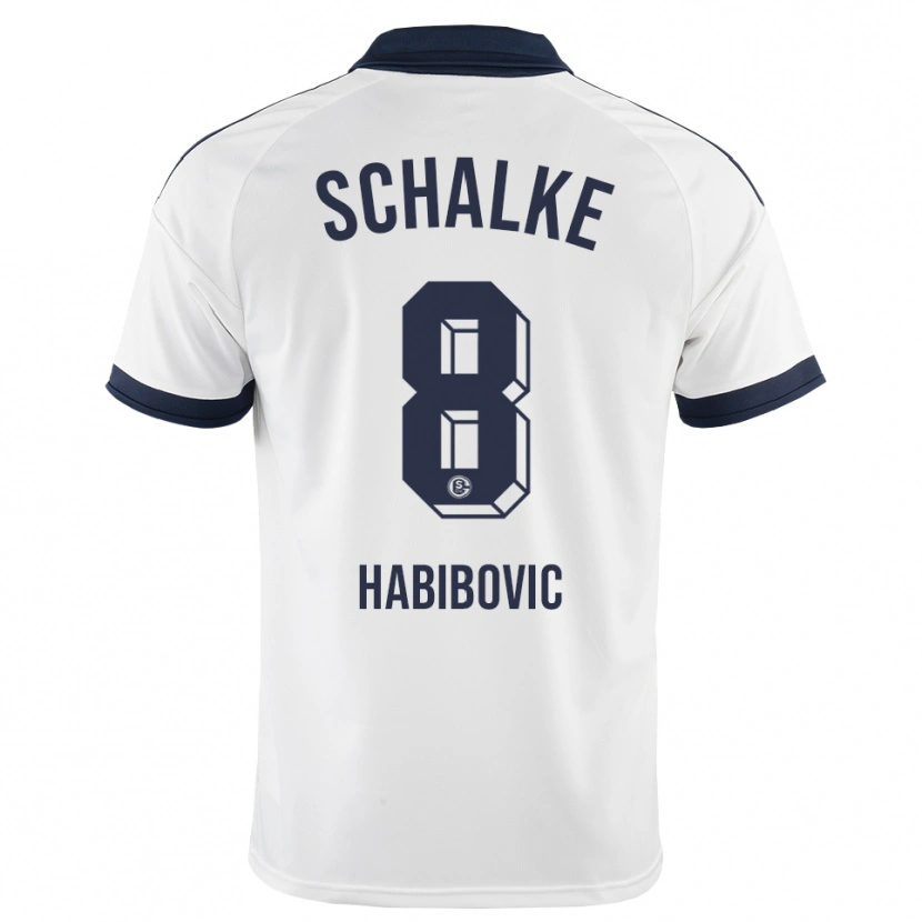 Danxen Pánské Edina Habibovic #8 Černá Bílá Daleko Hráčské Dresy 2026/27 Dres