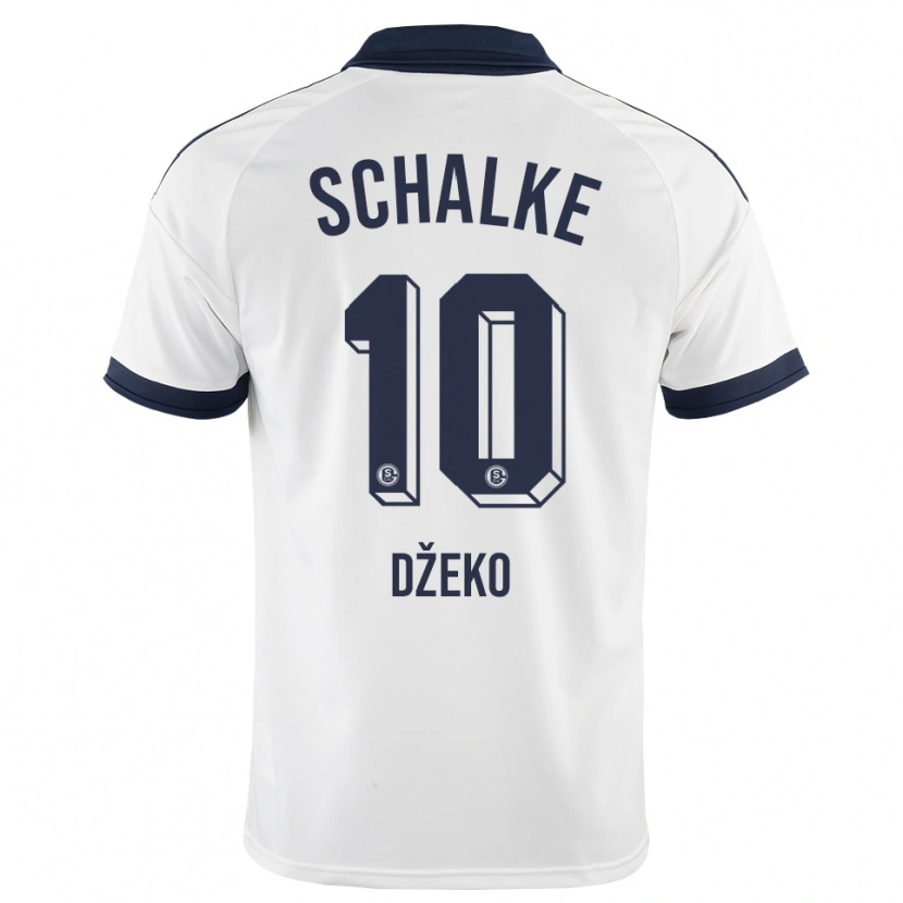 Danxen Pánské Edin Dzeko #10 Černá Bílá Daleko Hráčské Dresy 2026/27 Dres
