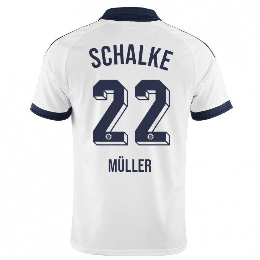 Danxen Pánské Kevin Müller #22 Černá Bílá Daleko Hráčské Dresy 2026/27 Dres