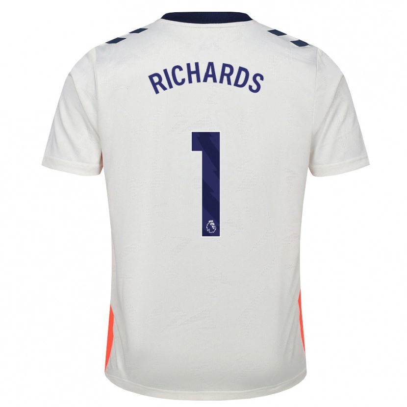 Danxen Pánské Oscar Richards #1 Bílá Oranžová Královská Modrá Daleko Hráčské Dresy 2026/27 Dres