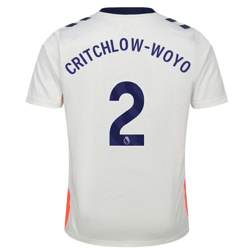 Danxen Pánské Tionne Critchlow-Woyo #2 Bílá Oranžová Královská Modrá Daleko Hráčské Dresy 2026/27 Dres