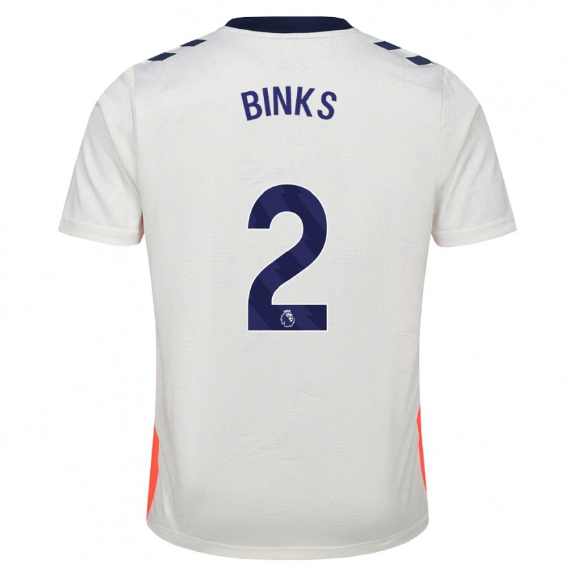 Danxen Pánské Luis Binks #2 Bílá Oranžová Královská Modrá Daleko Hráčské Dresy 2026/27 Dres