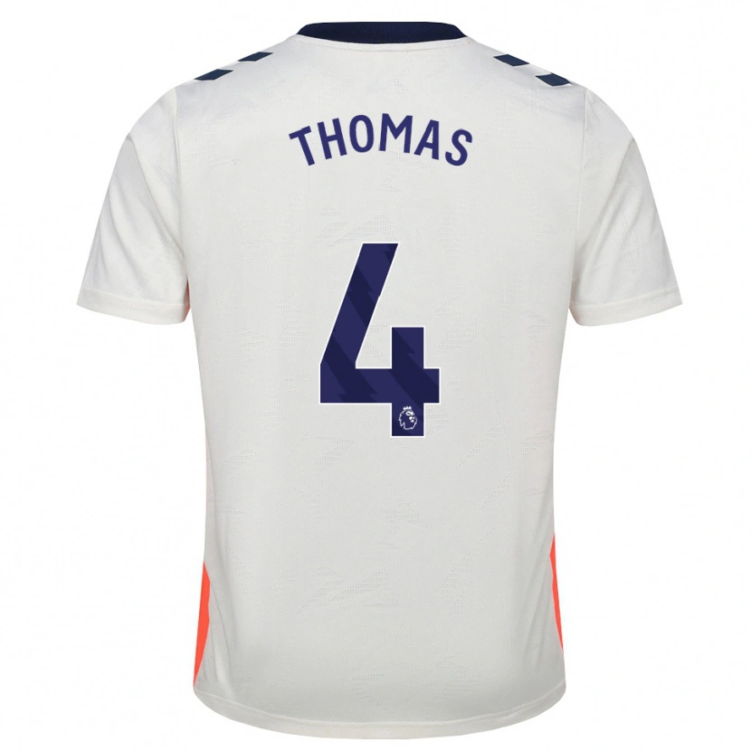 Danxen Pánské Bobby Thomas #4 Bílá Oranžová Královská Modrá Daleko Hráčské Dresy 2026/27 Dres
