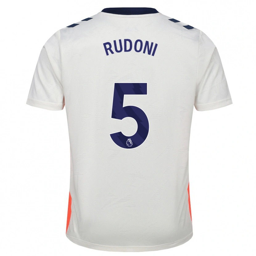 Danxen Pánské Jack Rudoni #5 Bílá Oranžová Královská Modrá Daleko Hráčské Dresy 2026/27 Dres