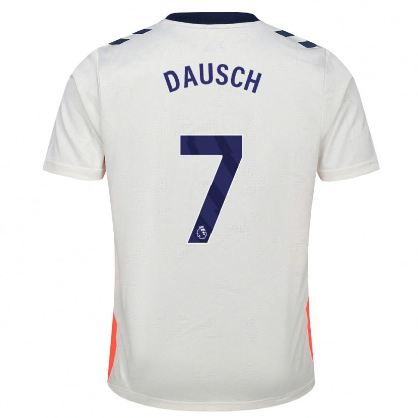 Danxen Pánské Aidan Dausch #7 Bílá Oranžová Královská Modrá Daleko Hráčské Dresy 2026/27 Dres