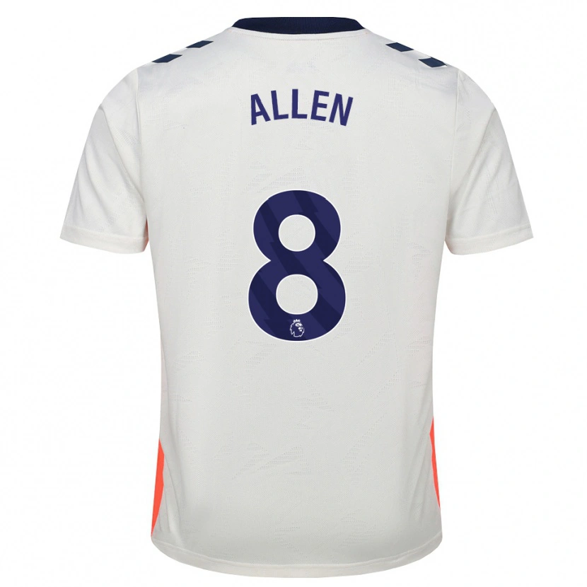 Danxen Pánské Jamie Allen #8 Bílá Oranžová Královská Modrá Daleko Hráčské Dresy 2026/27 Dres