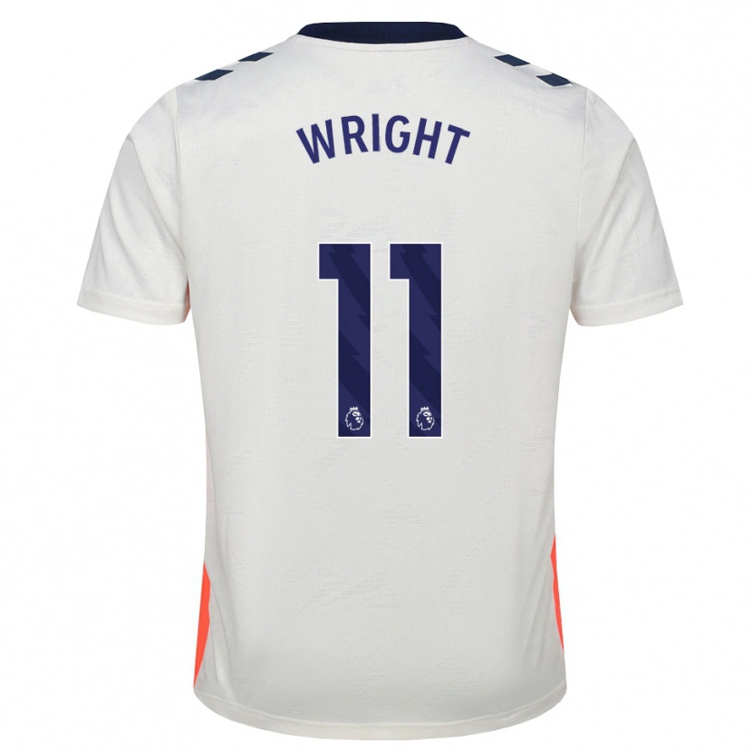 Danxen Pánské Haji Wright #11 Bílá Oranžová Královská Modrá Daleko Hráčské Dresy 2026/27 Dres