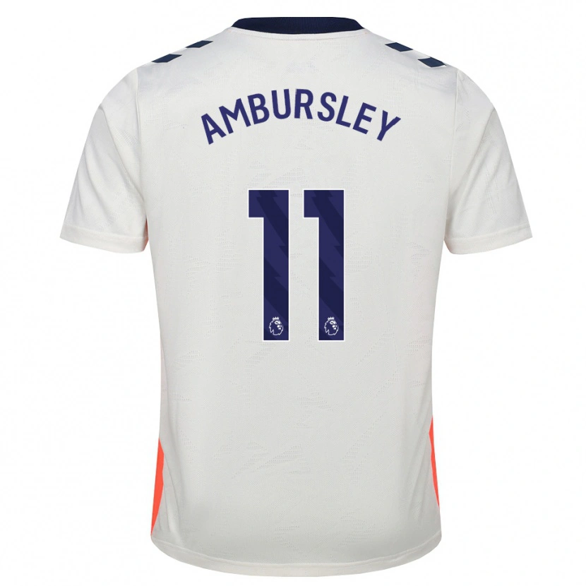Danxen Pánské Conrad Ambursley #11 Bílá Oranžová Královská Modrá Daleko Hráčské Dresy 2026/27 Dres