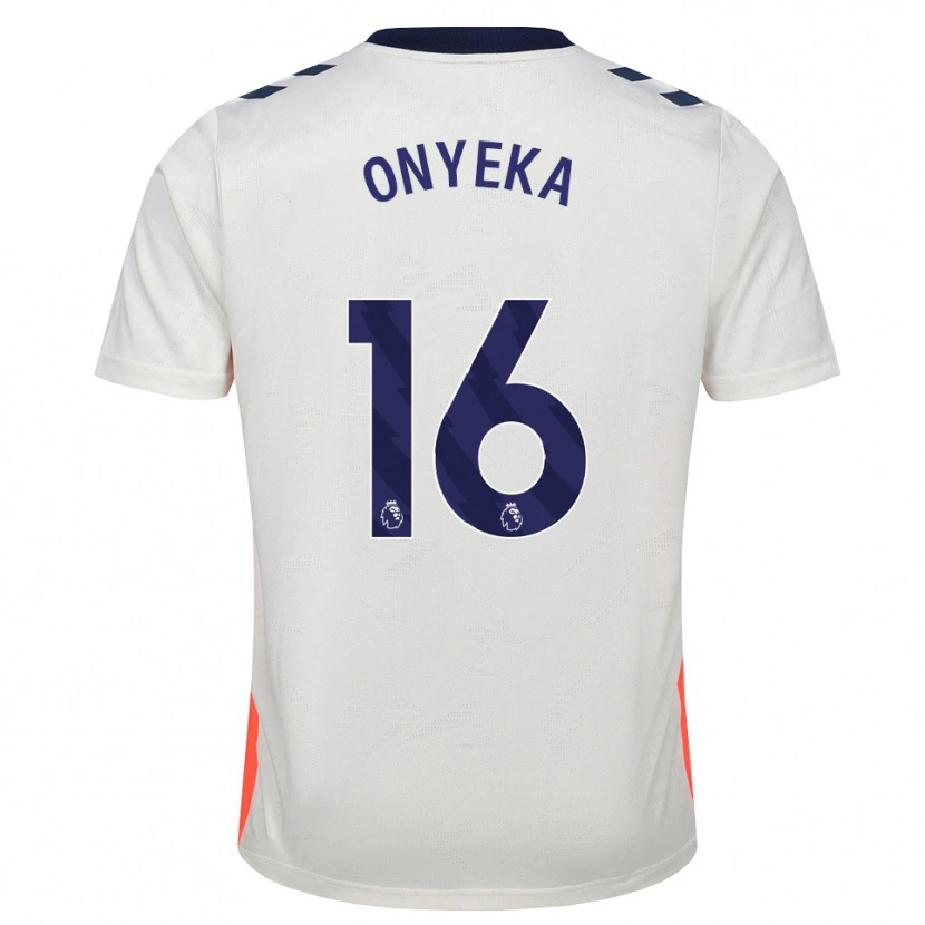 Danxen Pánské Frank Onyeka #16 Bílá Oranžová Královská Modrá Daleko Hráčské Dresy 2026/27 Dres