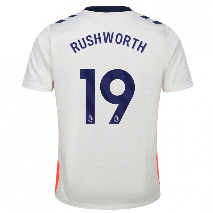 Danxen Pánské Carl Rushworth #19 Bílá Oranžová Královská Modrá Daleko Hráčské Dresy 2026/27 Dres