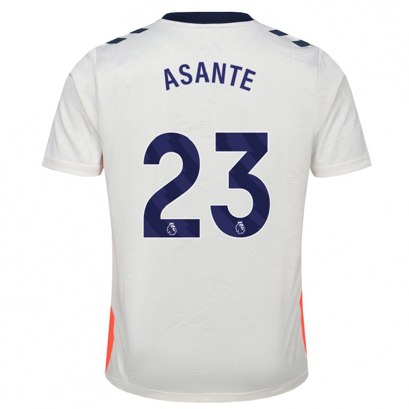Danxen Pánské Brandon Thomas-Asante #23 Bílá Oranžová Královská Modrá Daleko Hráčské Dresy 2026/27 Dres