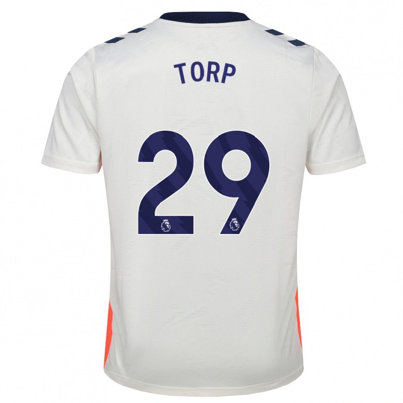 Danxen Pánské Victor Torp #29 Bílá Oranžová Královská Modrá Daleko Hráčské Dresy 2026/27 Dres