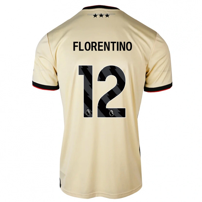 Danxen Pánské Florentino Ibrain Morris Luís #12 Citrónový Krém Černá Červená Daleko Hráčské Dresy 2026/27 Dres