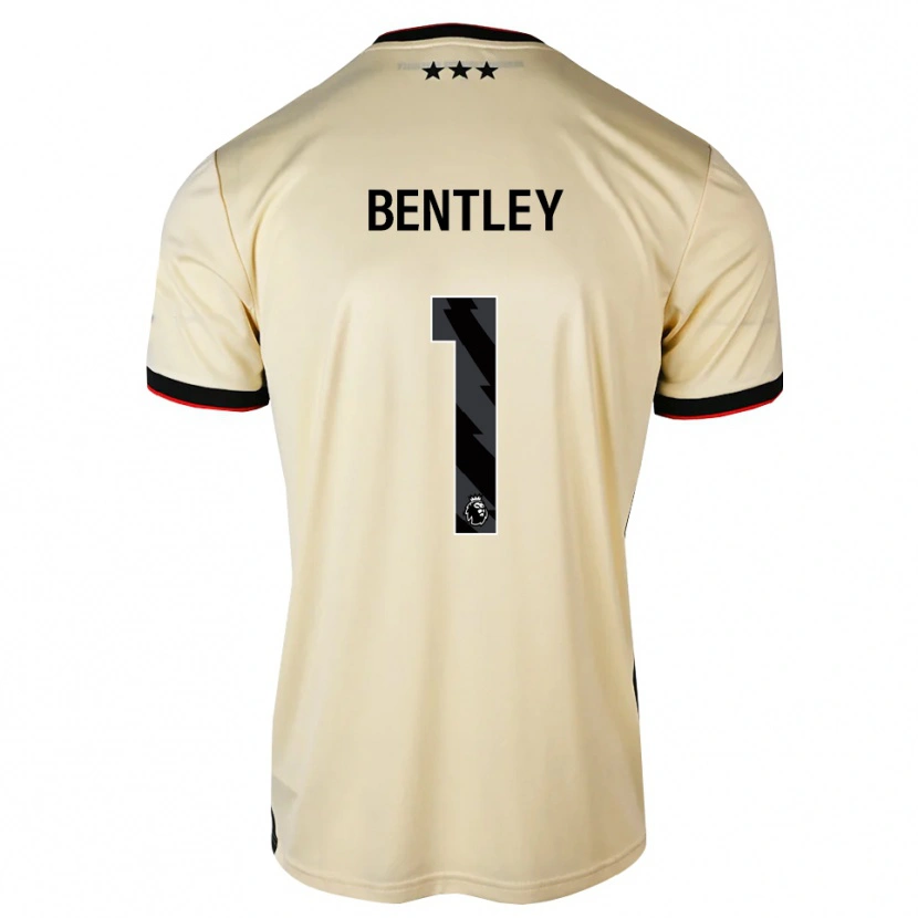 Danxen Pánské Josh Bentley #1 Citrónový Krém Černá Červená Daleko Hráčské Dresy 2026/27 Dres