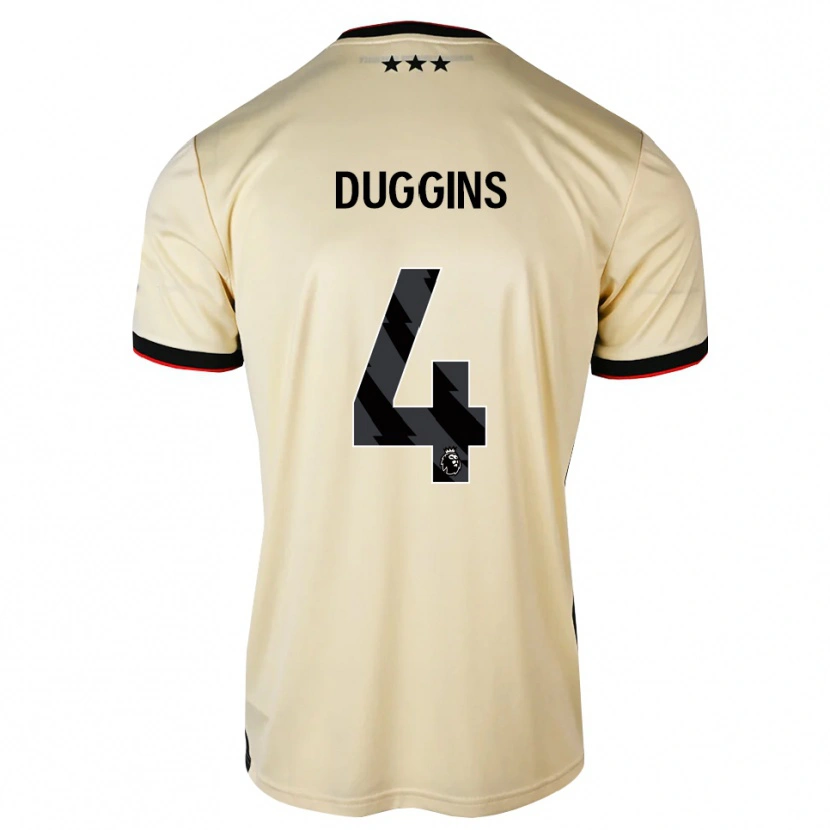 Danxen Pánské Harvey Duggins #4 Citrónový Krém Černá Červená Daleko Hráčské Dresy 2026/27 Dres