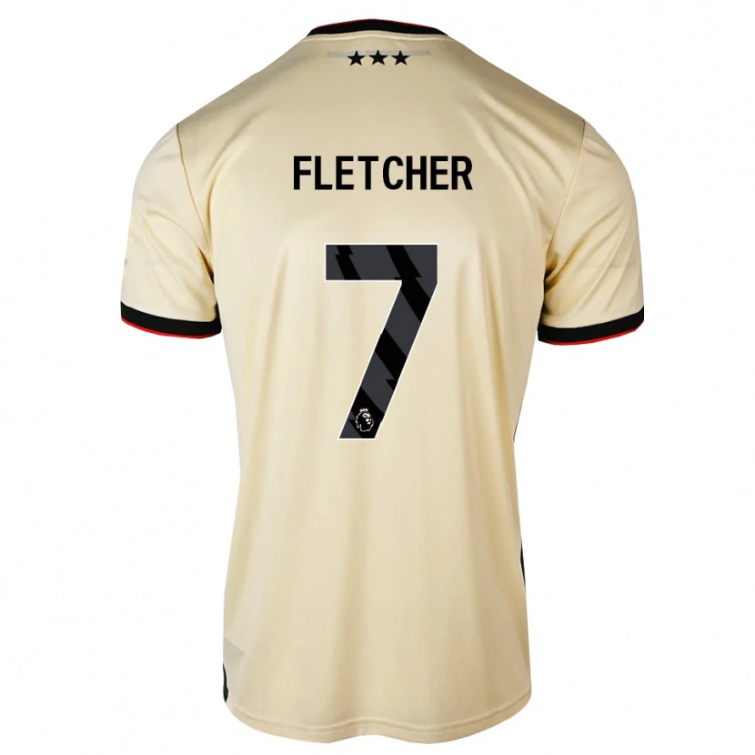 Danxen Pánské Luca Fletcher #7 Citrónový Krém Černá Červená Daleko Hráčské Dresy 2026/27 Dres