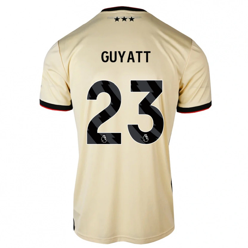 Danxen Pánské Shauna Guyatt #23 Citrónový Krém Černá Červená Daleko Hráčské Dresy 2026/27 Dres