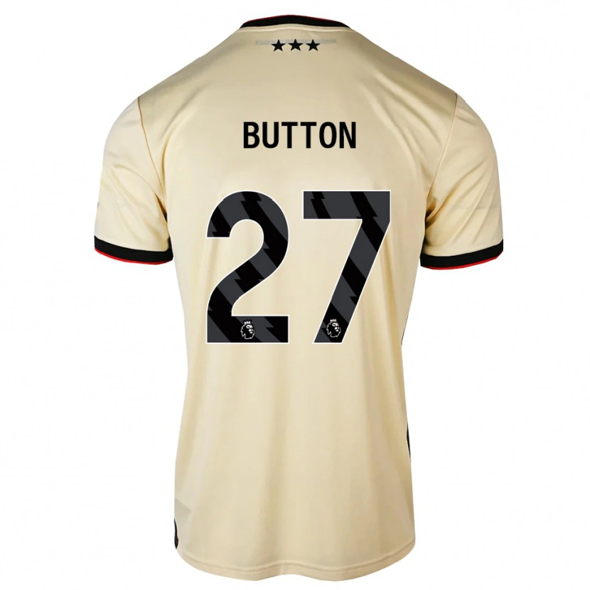 Danxen Pánské David Button #27 Citrónový Krém Černá Červená Daleko Hráčské Dresy 2026/27 Dres