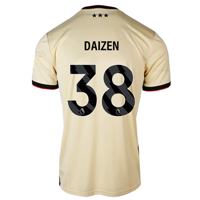 Danxen Pánské Daizen Maeda #38 Citrónový Krém Černá Červená Daleko Hráčské Dresy 2026/27 Dres