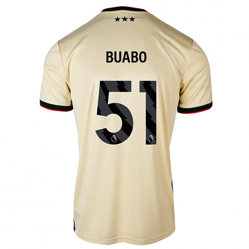 Danxen Pánské Gerrard Buabo #51 Citrónový Krém Černá Červená Daleko Hráčské Dresy 2026/27 Dres